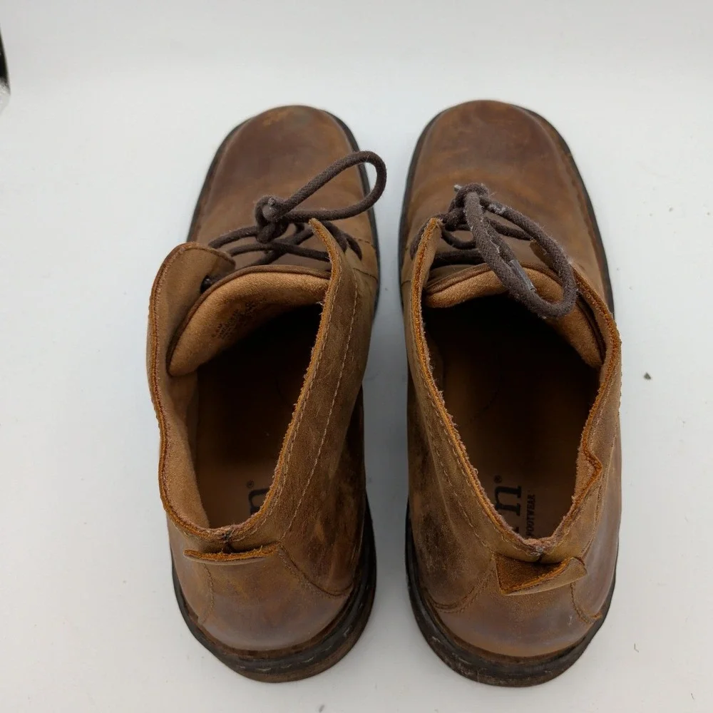 Born Harrison Chukka Boots Mens Brown Leather Desert Size 9.5M Rugged Casual